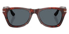 Persol® PO8001S Sunglasses PO8001S 1242R5 51 - Red Brownish Havana Blue