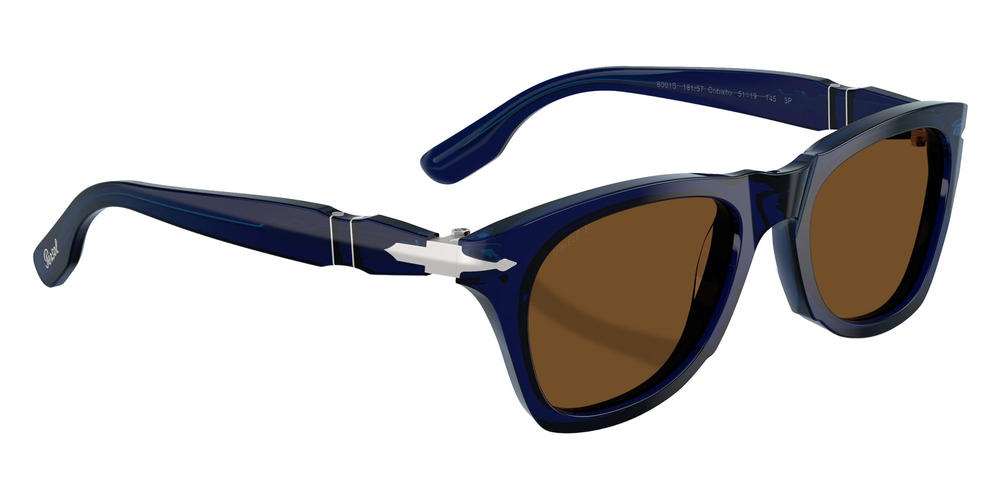 Persol® PO8001S Sunglasses PO8001S 181/57 51 - Cobalto Polar Brown
