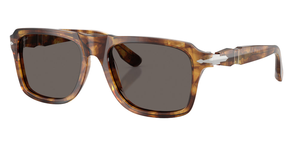 Persol® PO8002S Sunglasses PO8002S 1243B1 55 - Yellow Brown Havana Dark Grey