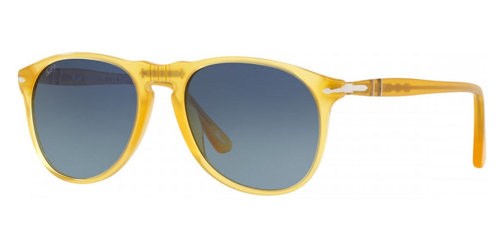 Persol® PO9649S PS PO9649S 204/S3 55 - 204/S3 Honey / Light blue Sunglasses