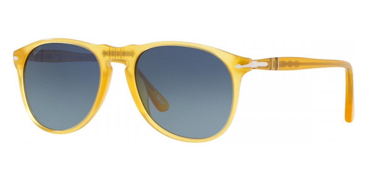 Persol® PO9649S PS PO9649S 204/S3 55 - 204/S3 Honey / Light blue Sunglasses