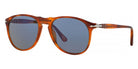 Persol® PO9649S PS PO9649S 96/56 55 - 96/56 Terra di siena / Blue Sunglasses