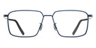 Blackfin® POINT REYES BLF Point Reyes 1637 56 - Galaxy Blue/Shiny Silver Eyeglasses