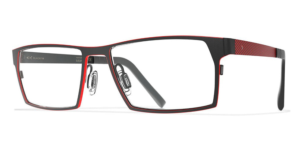 Blackfin® PORT ORFORD BLF PORT ORFORD 432 54 - Black/Red Eyeglasses