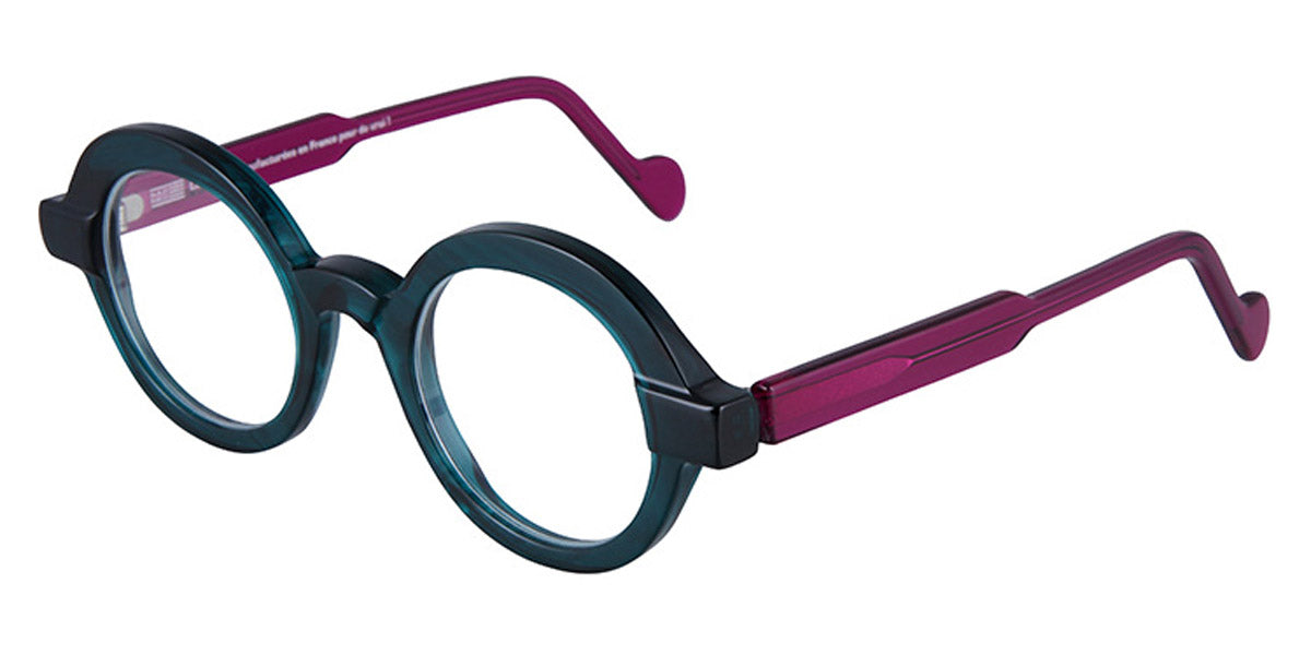 NaoNed® Praguiz NAO Praguiz 2424 46 - 2424 Emerald Green / Transparent Orchid Violet Eyeglasses
