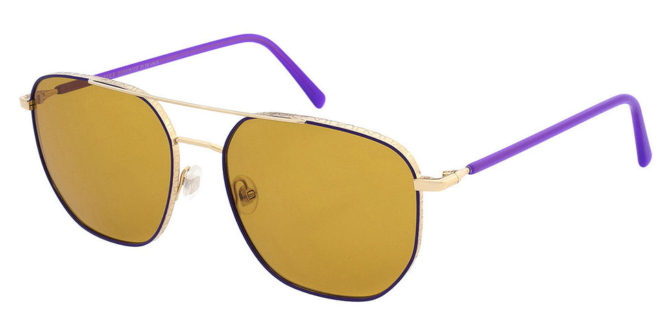 Andy Wolf® Privet ANW Privet Sun 04 56 - Gold/Violet Sunglasses