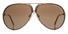 Porsche Design® Iconic Aviator #1 Sunglasses - Gold