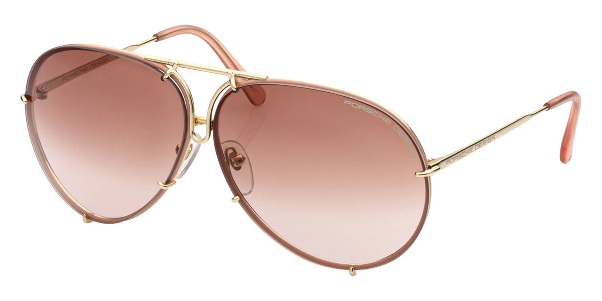 Porsche Design® Iconic Aviator #1 Ladies Capsule Sunglasses - Gold