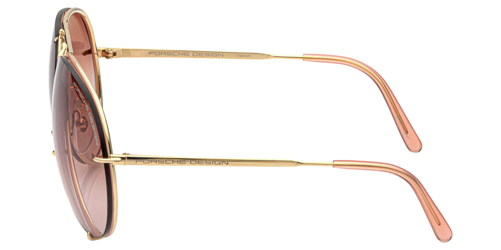 Porsche Design® Iconic Aviator #1 Ladies Capsule Sunglasses - Gold