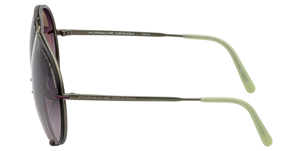 Porsche Design® Iconic Aviator #1 Ladies Capsule Sunglasses - Oak Green Metallic