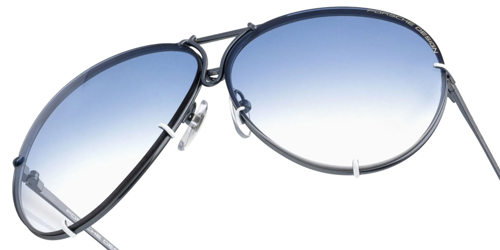 Porsche Design® Iconic Aviator #1 Ladies Capsule Sunglasses - White