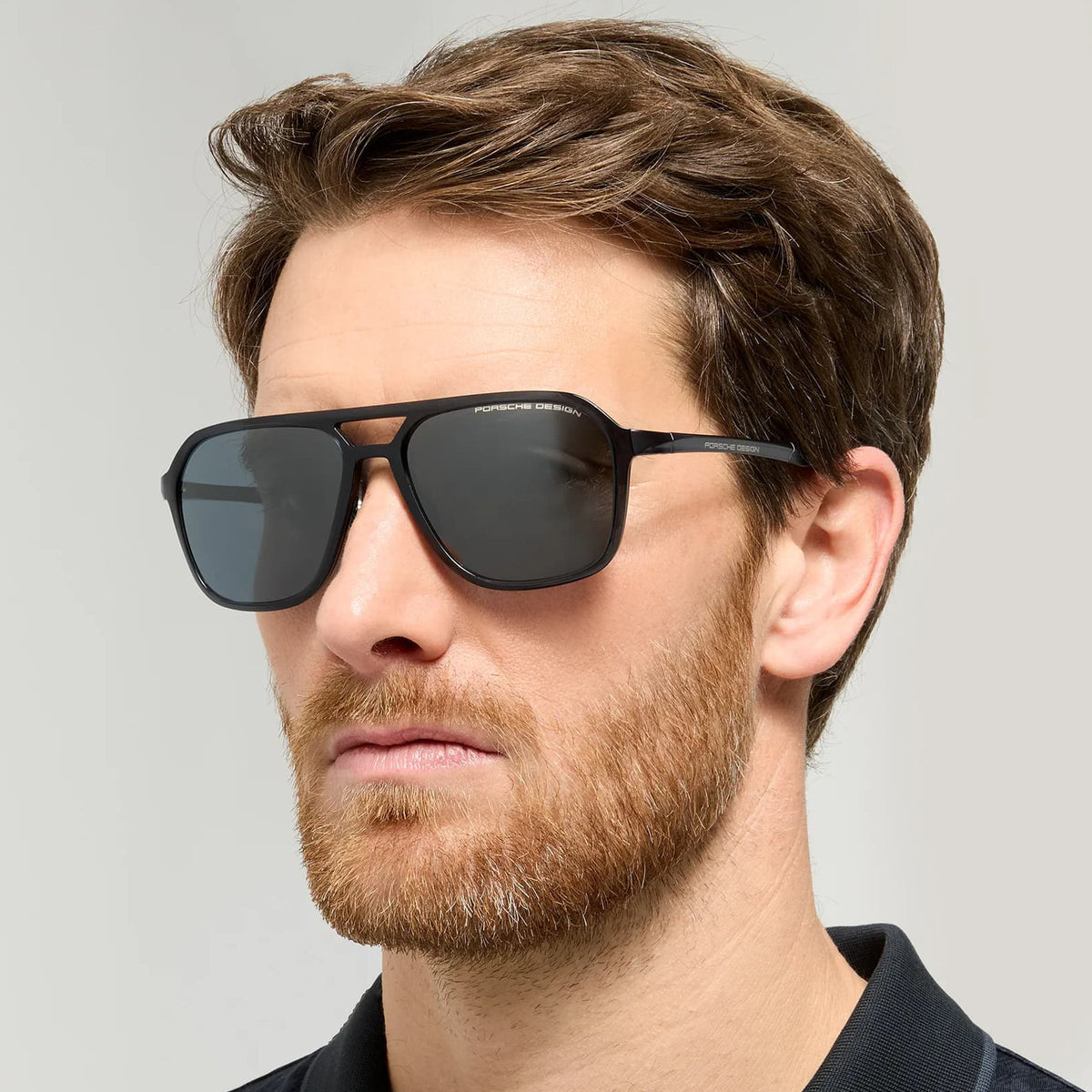 Porsche Design® Flowing Titanium #3 Sunglasses - Black