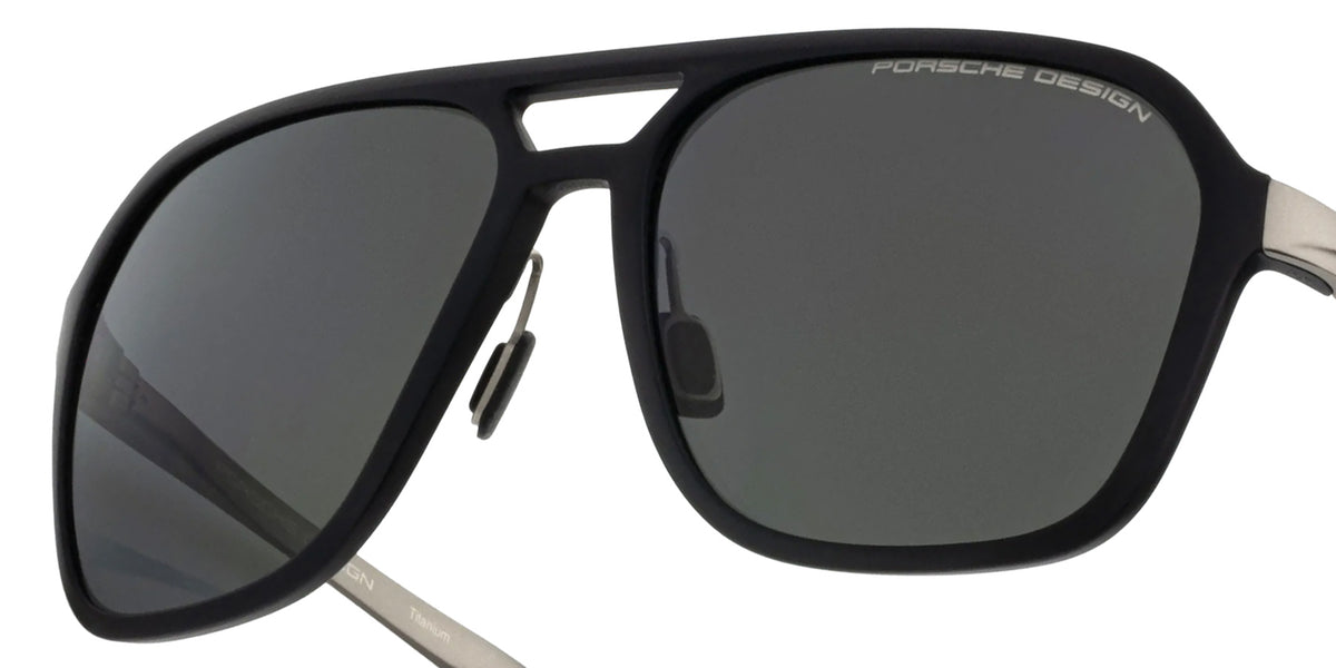 Porsche Design® Flowing Titanium #3 Sunglasses - Dark Grey