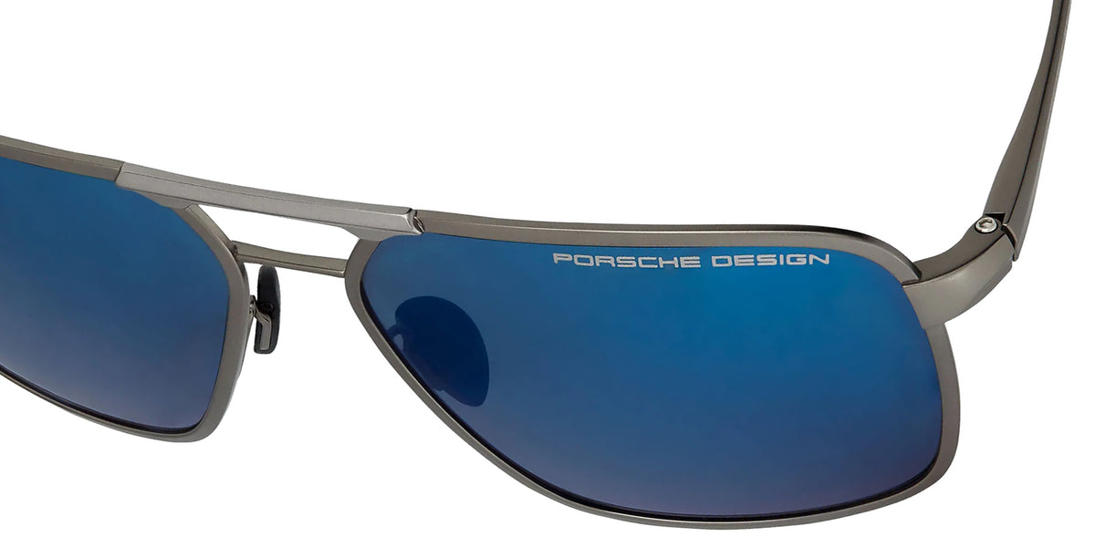 Porsche Design® Flowing Titanium #1 Sunglasses - Dark Grey