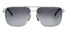 Porsche Design® Flowing Titanium #1 Sunglasses - Palladium Metallic