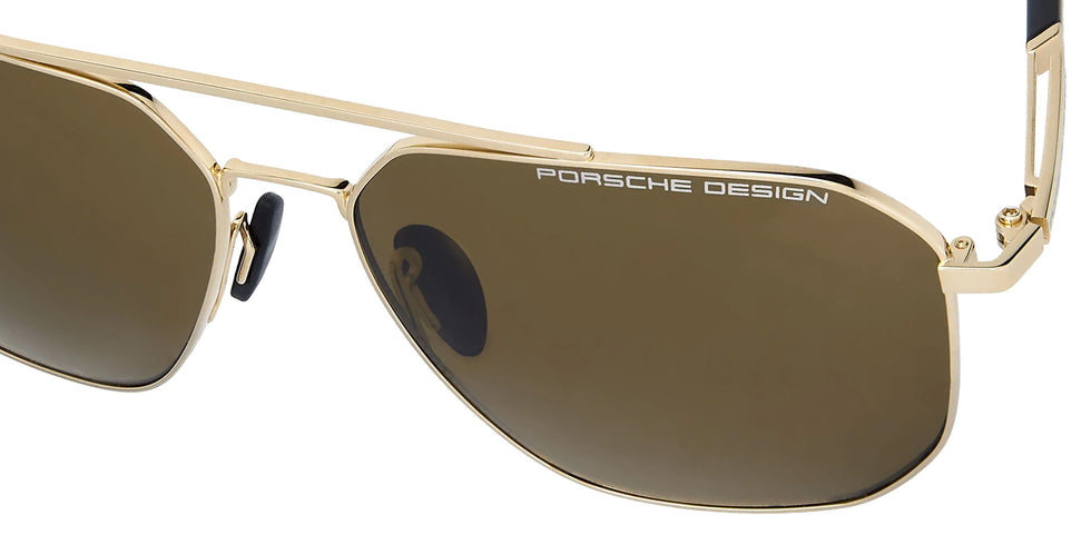 Porsche Design® Air Spring #3 Sunglasses - Gold