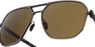 Porsche Design® Hexagon #4 Sunglasses - Brown