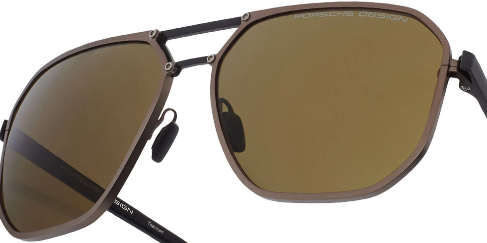 Porsche Design® Hexagon #4 Sunglasses - Brown