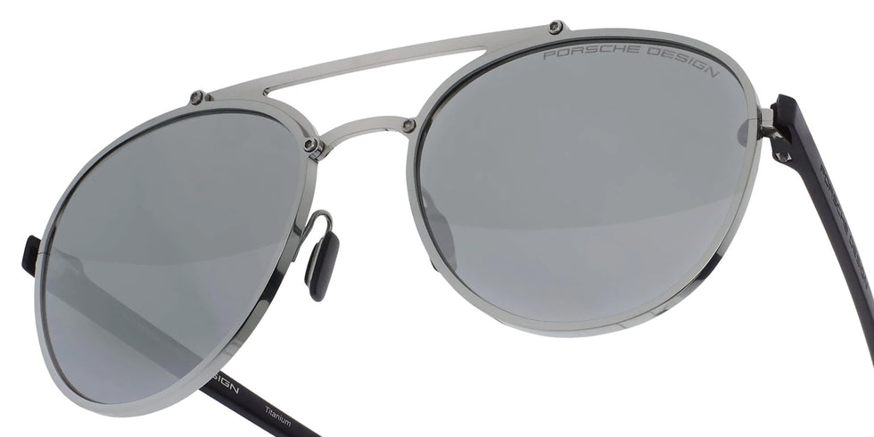 Porsche Design® Hexagon #5 Sunglasses - Palladium Metallic