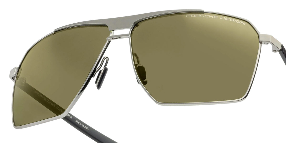 Porsche Design® Carbon Fiber #3 Sunglasses - Palladium Metallic