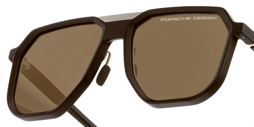 Porsche Design® Machined #1 Sunglasses - Darkbrown