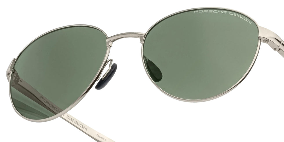 Porsche Design® Flowing Titanium #2 Sunglasses - Palladium Metallic