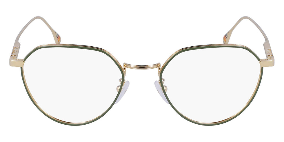 Paul Smith® Fisher PSM PSOP08751 GOWER 002 51 - 002 Shiny Silver Eyeglasses