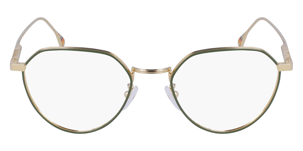 Paul Smith® Fisher PSM PSOP08751 GOWER 002 51 - 002 Shiny Silver Eyeglasses