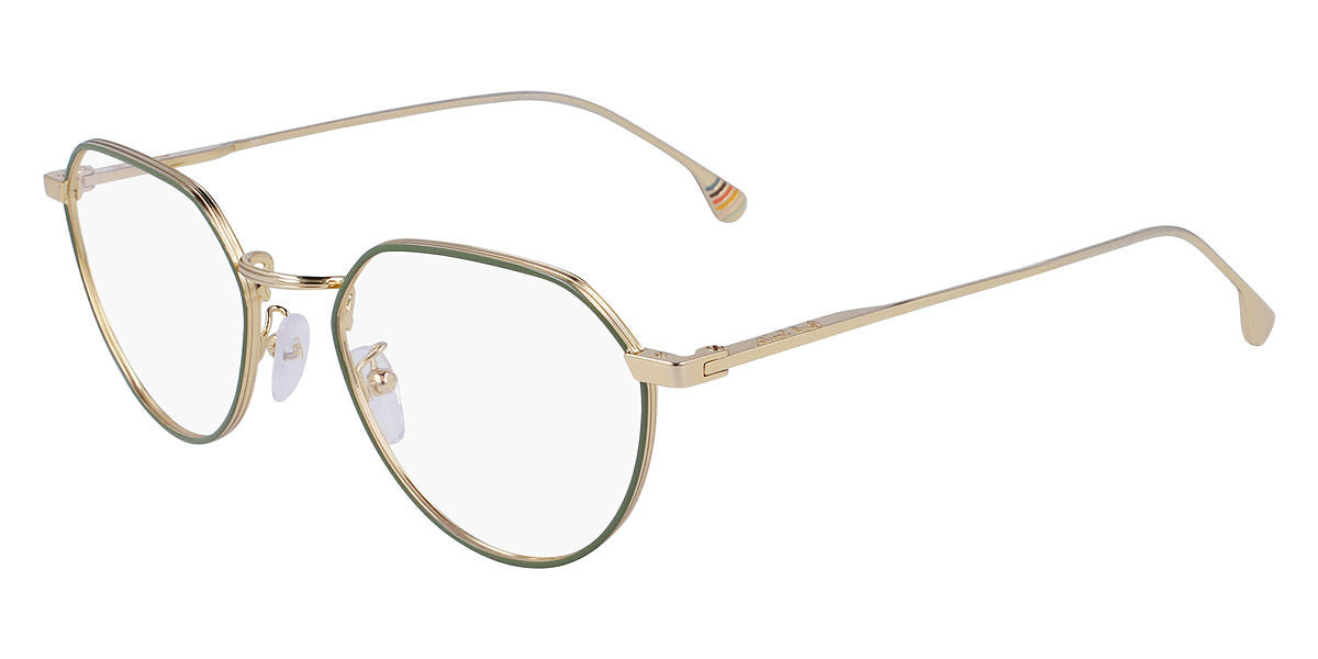Paul Smith® Fisher PSM PSOP08751 GOWER 002 51 - 002 Shiny Silver Eyeglasses