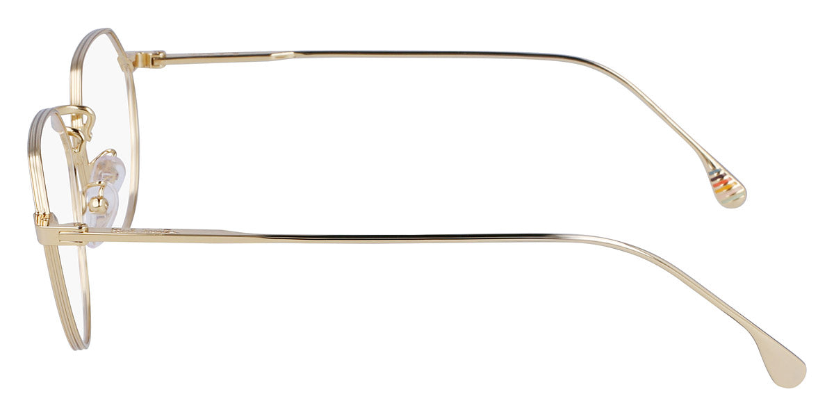 Paul Smith® Fisher PSM PSOP08751 GOWER 004 51 - 004 Shiny Silver Blue Eyeglasses