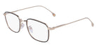 Paul Smith® Garrick PSM PSOP09652 GARRICK 002 52 - 002 Shiny Light Gold Shiny Black Eyeglasses