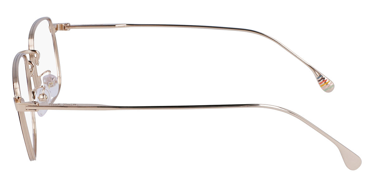 Paul Smith® Garrick PSM PSOP09652 GARRICK 002 52 - 002 Shiny Light Gold Shiny Black Eyeglasses