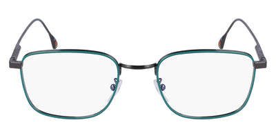 Paul Smith® Garrick PSM PSOP09652 GARRICK 003 52 - 003 Shiny Gun Metal Shiny Green Eyeglasses