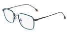 Paul Smith® Garrick PSM PSOP09652 GARRICK 003 52 - 003 Shiny Gun Metal Shiny Green Eyeglasses