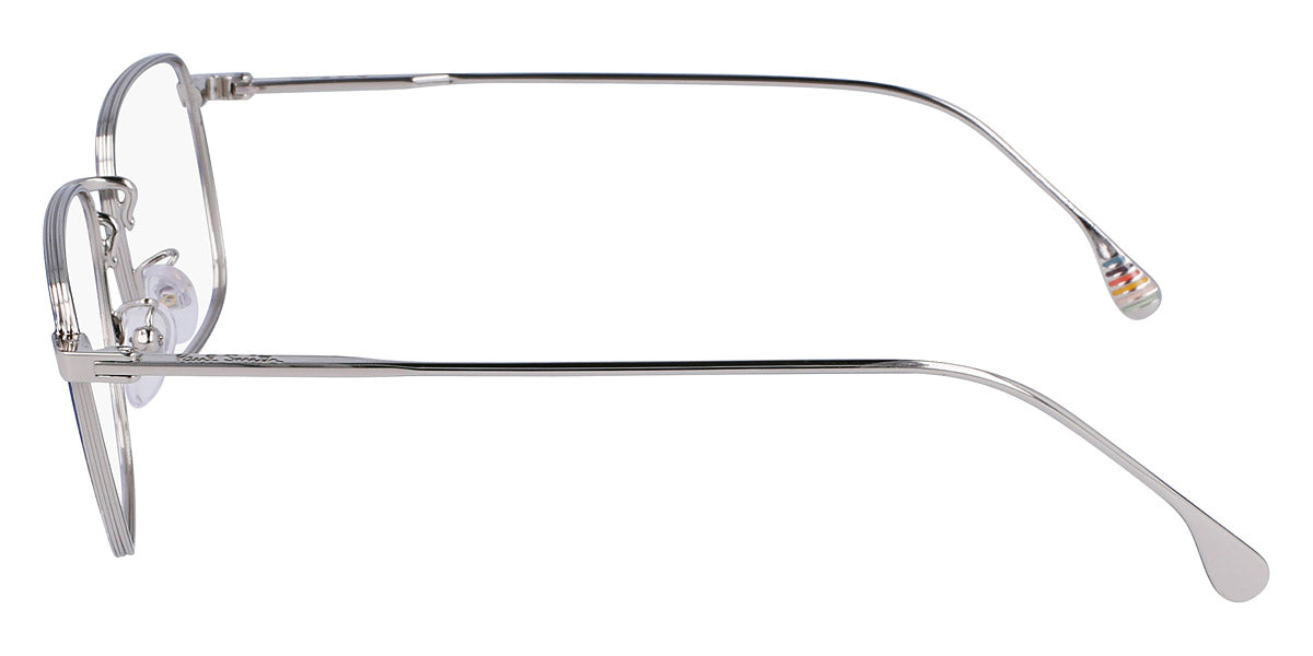 Paul Smith® Garrick PSM PSOP09652 GARRICK 004 52 - 004 Shiny Silve Shiny Blue Eyeglasses