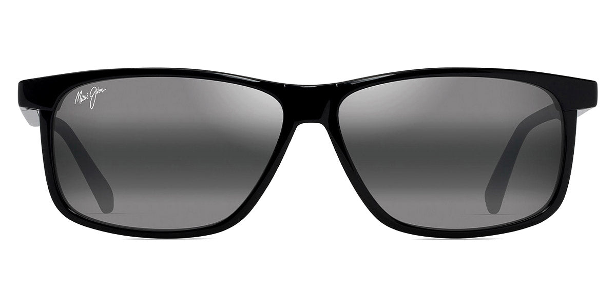 Maui Jim® Pūlama MAU Pulama 618-02 59 - Black/Shiny / Neutral Grey Sunglasses