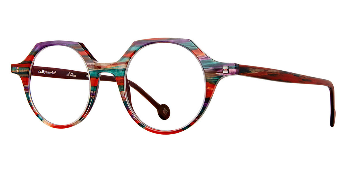 L.A.Eyeworks® QUILL LA QUILL 958 43 - Red Caps Eyeglasses