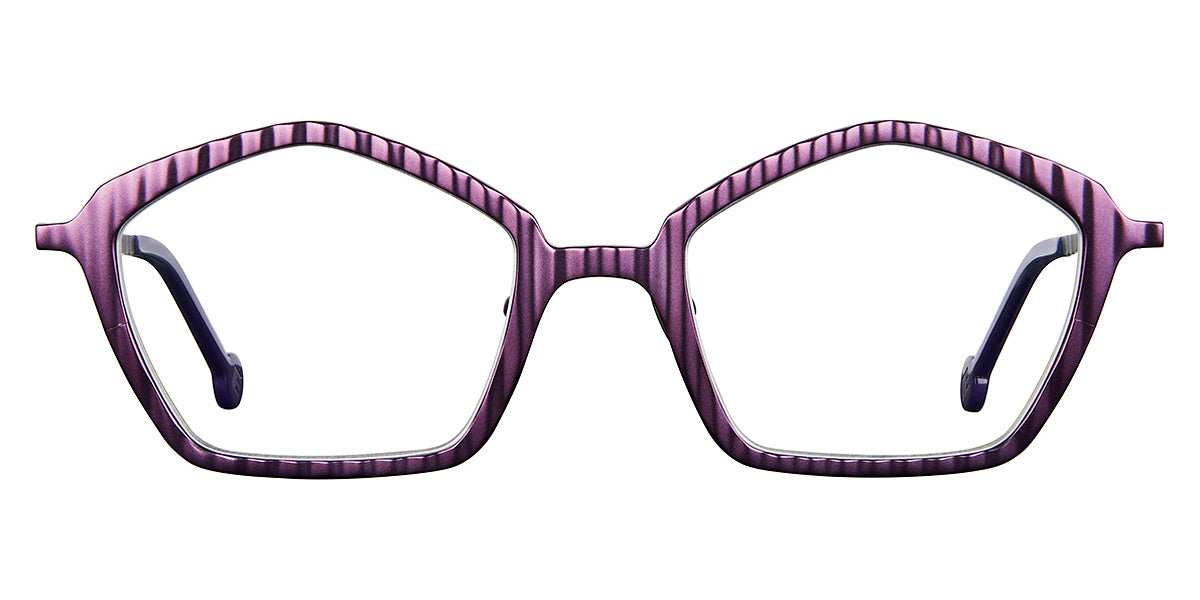 L.A.Eyeworks® QUONSET HUT LA QUONSET HUT 463 51 - Deep Eggplant Satin Eyeglasses