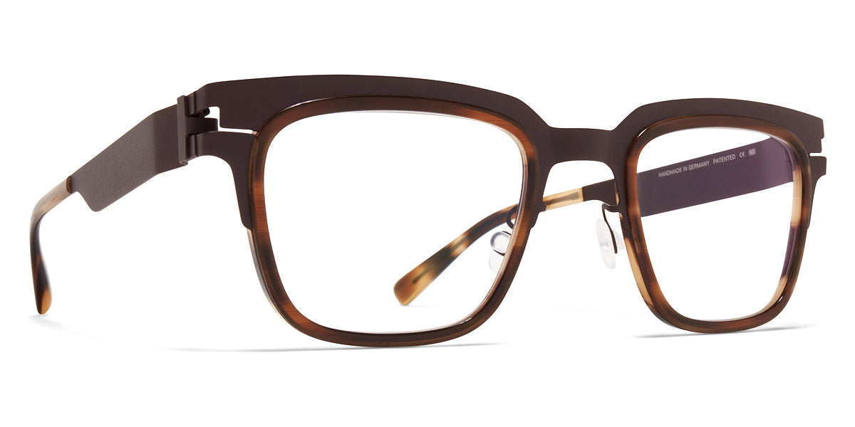Mykita® RAYMOND MYK RAYMOND A78 Dark Brown/Striped Brown 51 - A78 Dark Brown/Striped Brown Eyeglasses