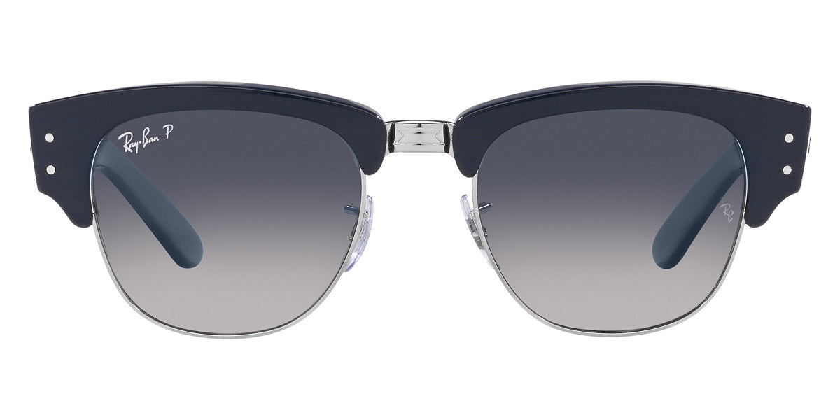 Ray-Ban® Mega Clubmaster RB0316S RB0316S 901/GG 50 - Black on Gold with Clear/Blue Photochromic lenses Sunglasses