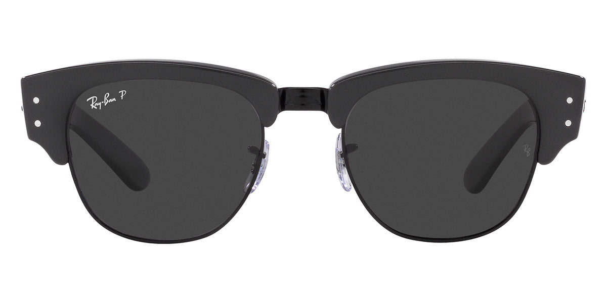 Ray-Ban® Mega Clubmaster RB0316S RB0316S 136851 53 - Green on Gold with Light Brown lenses Sunglasses