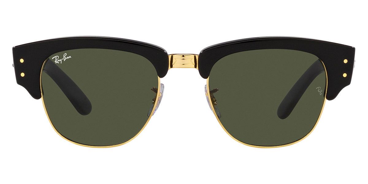 Ray-Ban® Mega Clubmaster RB0316S RB0316S 136851 50 - Green on Gold with Light Brown lenses Sunglasses