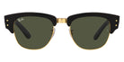 Ray-Ban® Mega Clubmaster RB0316S RB0316S 136851 50 - Green on Gold with Light Brown lenses Sunglasses