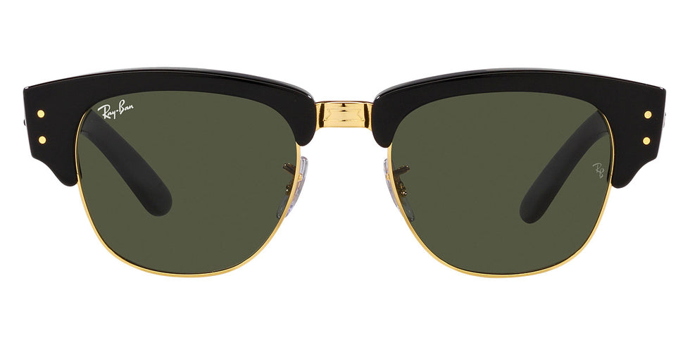 Ray-Ban® Mega Clubmaster RB0316S RB0316S 136851 50 - Green on Gold with Light Brown lenses Sunglasses