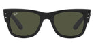 Ray-Ban® Mega Wayfarer RB0840S RB0840S 901/31 51 - Black with Green lenses Sunglasses