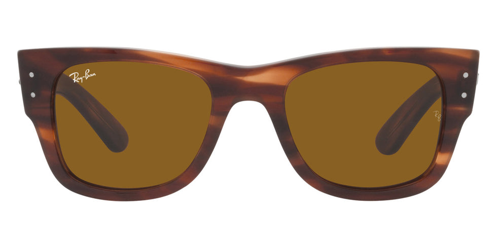 Ray-Ban® Mega Wayfarer RB0840S RB0840S 954/33 51 - Striped Havana with Brown lenses Sunglasses