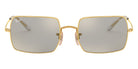 Ray-Ban® Rectangle RB1969 RB1969 001/B3 54 - Arista with Photochromic Dark Gray Mirrored Gold lenses Sunglasses