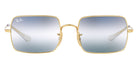Ray-Ban® Rectangle RB1969 RB1969 001/GA 54 - Arista with Clear Gradient Blue lenses Sunglasses