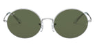 Ray-Ban® Oval RB1970 RB1970 914931 54 - Silver with Green lenses Sunglasses