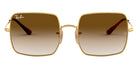 Ray-Ban® Square RB1971 RB1971 914751 54 - Arista with Clear Gradient Brown lenses Sunglasses